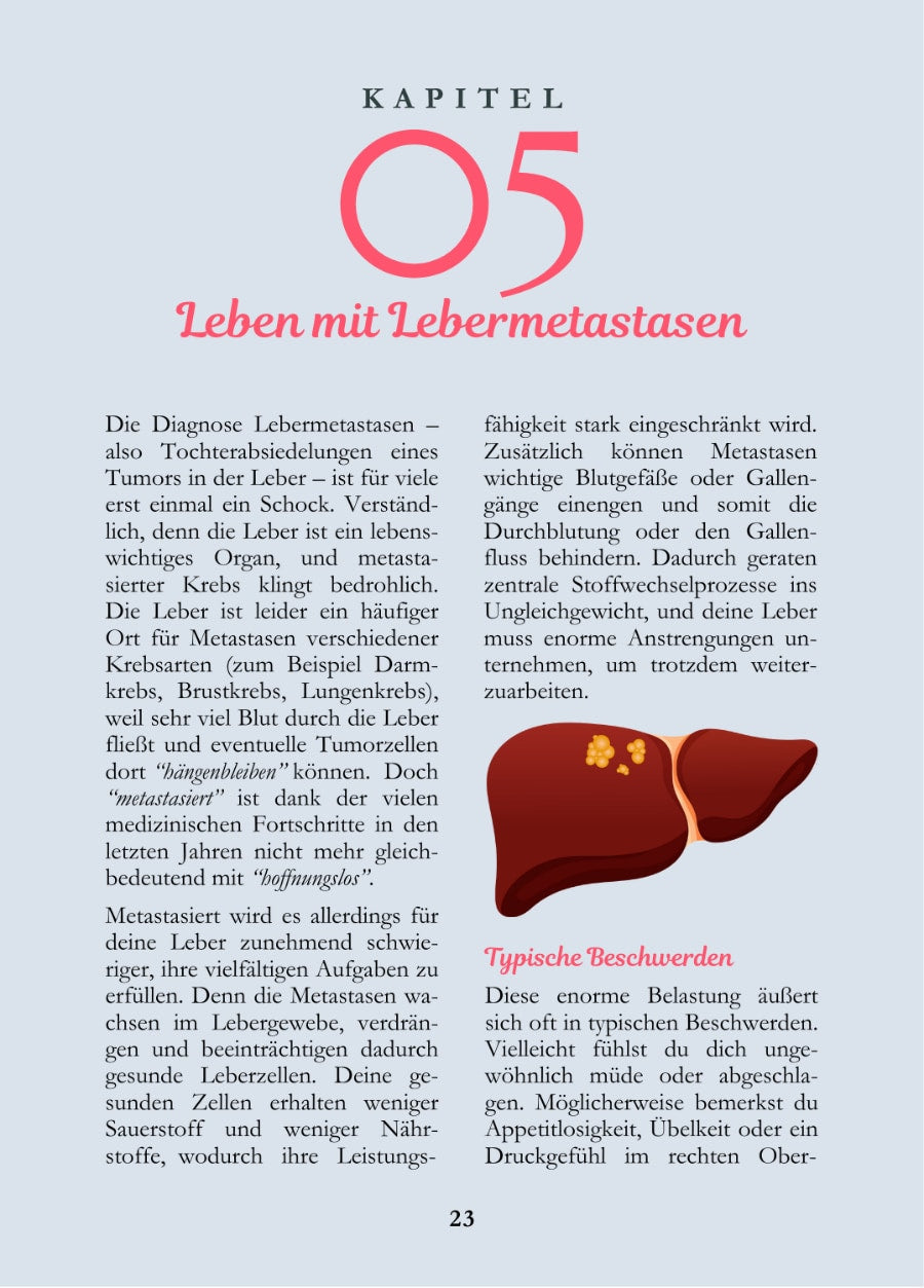 Leber stärken bei Krebs