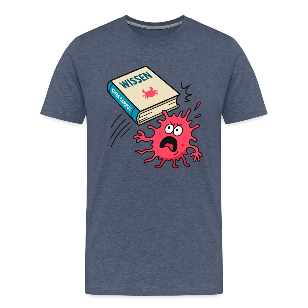 Männer T-Shirt "Wissen schlägt Krebs"