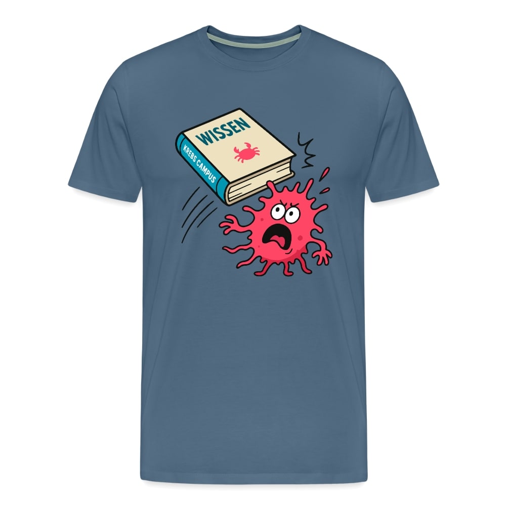 Männer T-Shirt "Wissen schlägt Krebs"