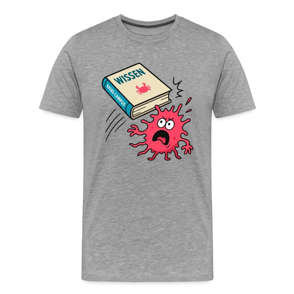 Männer T-Shirt "Wissen schlägt Krebs"