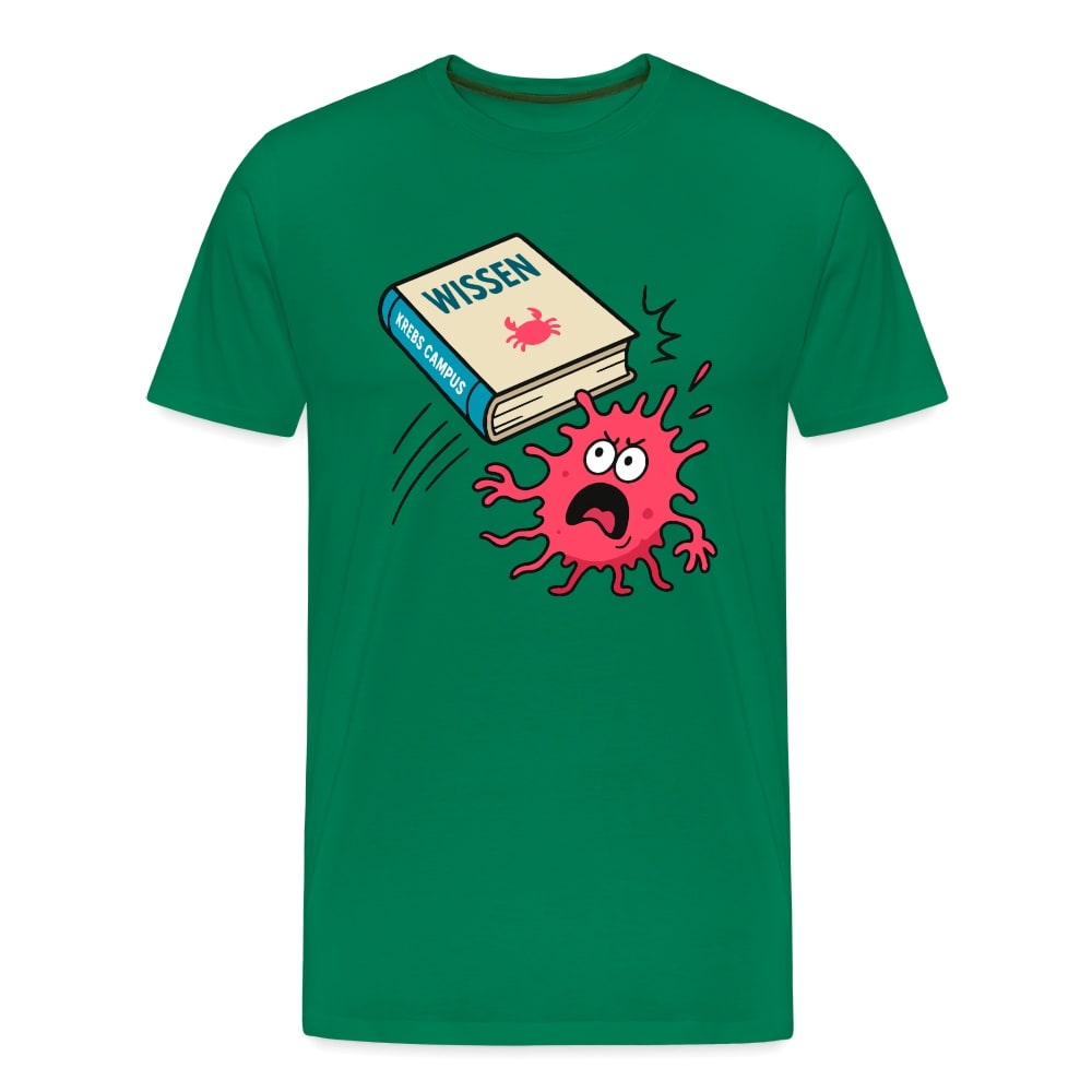 Männer T-Shirt "Wissen schlägt Krebs"