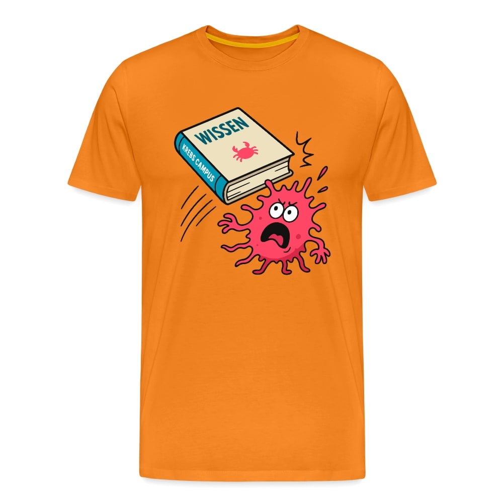 Männer T-Shirt "Wissen schlägt Krebs"