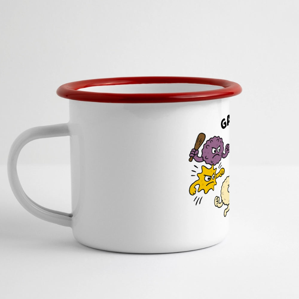 Tasse "Team Immunpower" Emaille