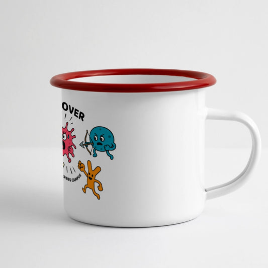 Tasse "Team Immunpower" Emaille