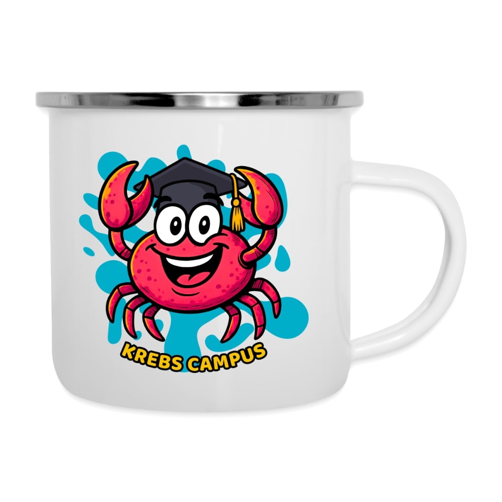 Tasse "Campus Krabbe" Emaille