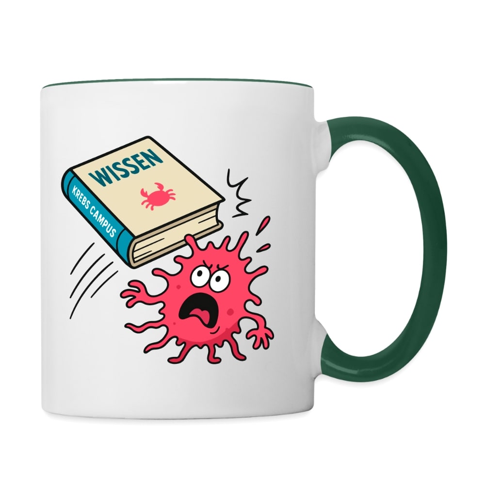 Tasse "Wissen schlägt Krebs"