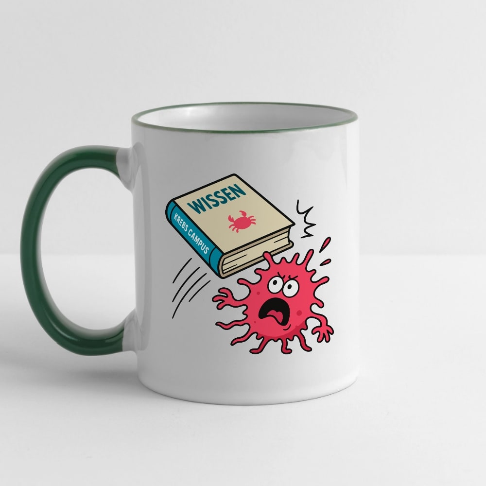 Tasse "Wissen schlägt Krebs"