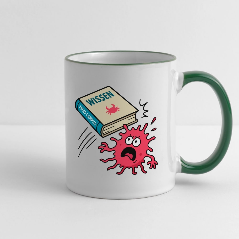 Tasse "Wissen schlägt Krebs"