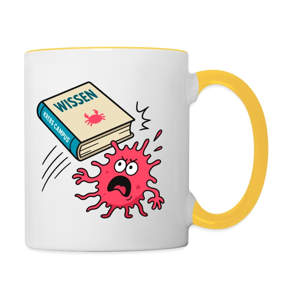 Tasse "Wissen schlägt Krebs"