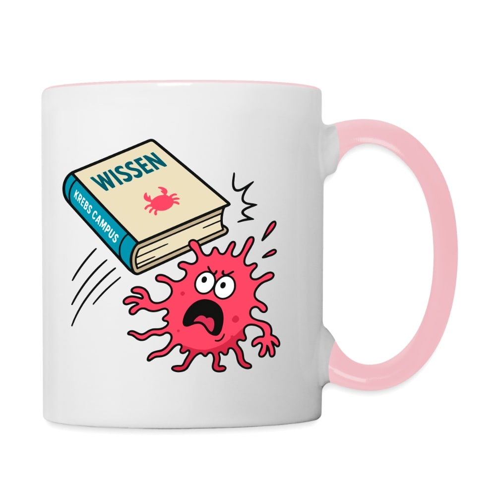 Tasse "Wissen schlägt Krebs"