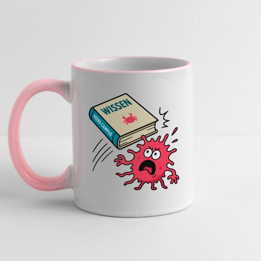 Tasse "Wissen schlägt Krebs"