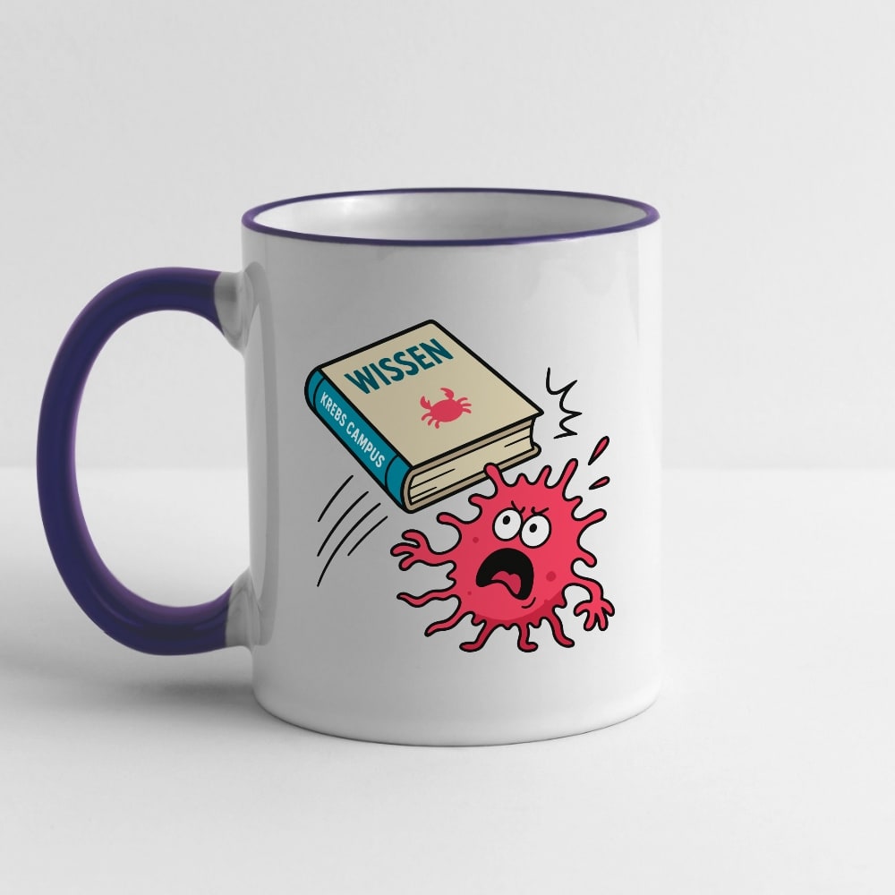 Tasse "Wissen schlägt Krebs"