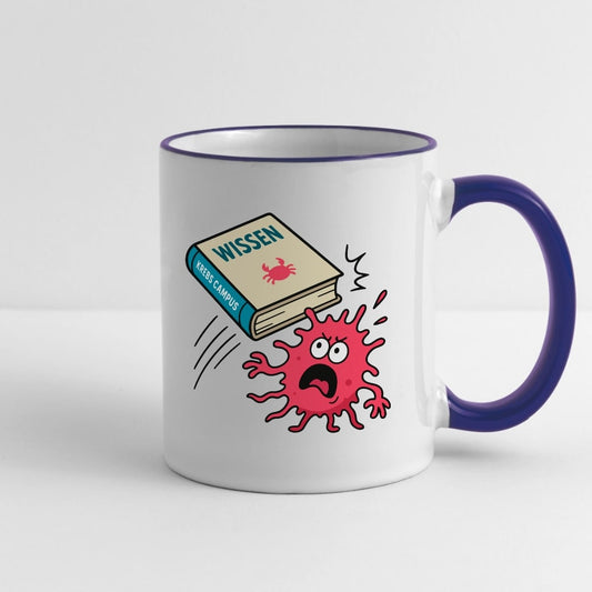 Tasse "Wissen schlägt Krebs"