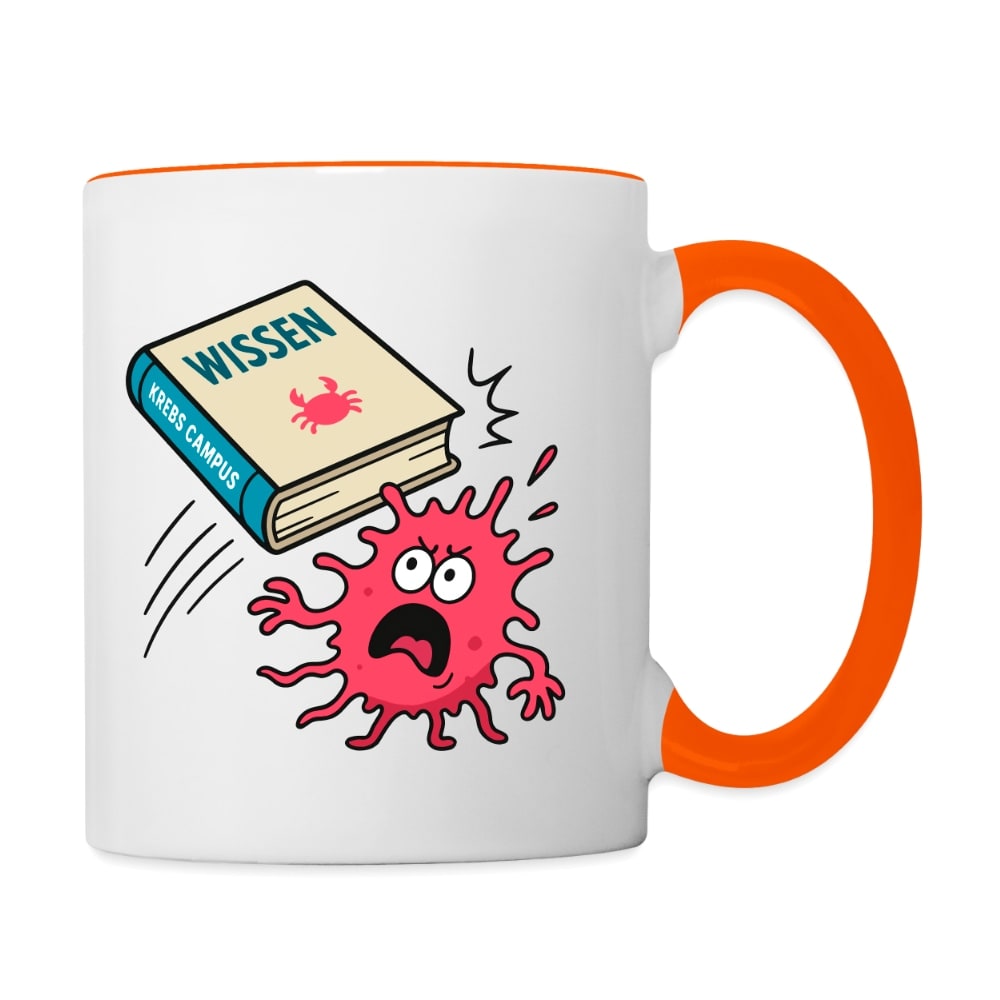 Tasse "Wissen schlägt Krebs"