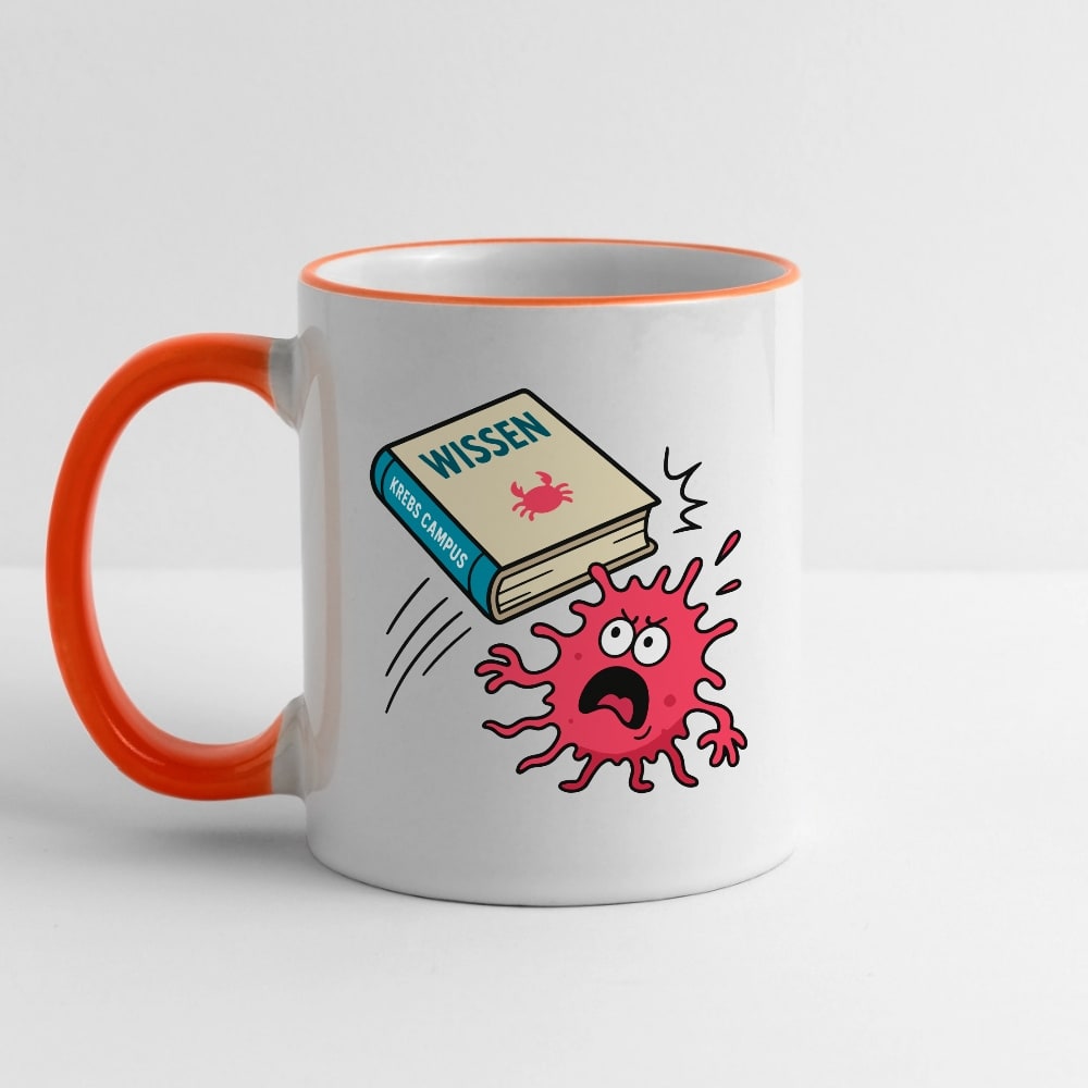 Tasse "Wissen schlägt Krebs"