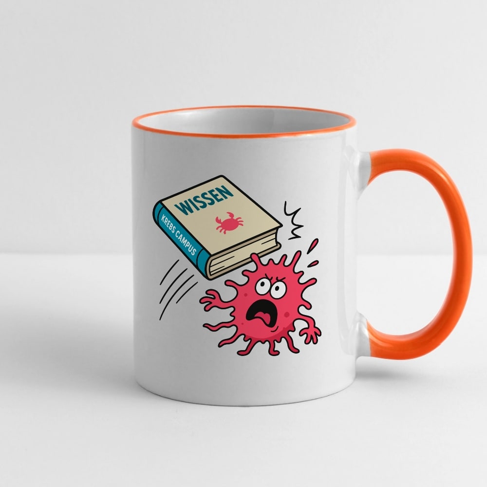Tasse "Wissen schlägt Krebs"