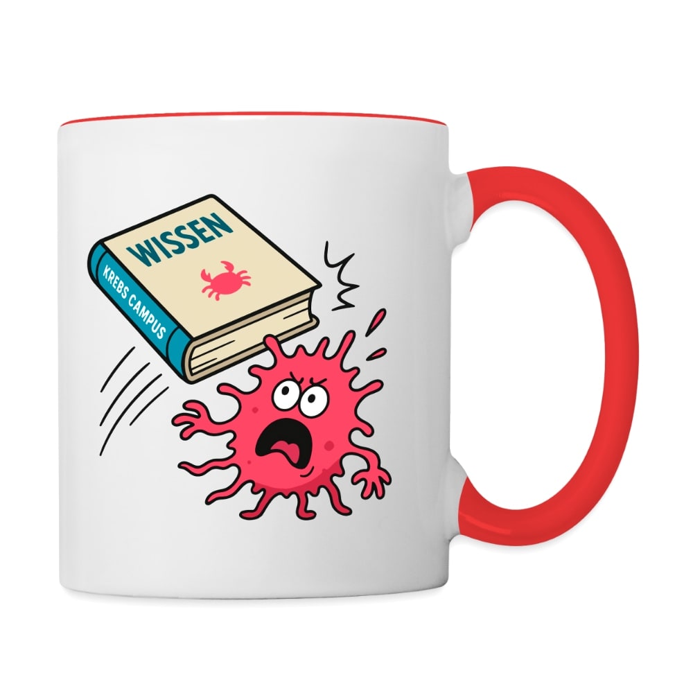 Tasse "Wissen schlägt Krebs"
