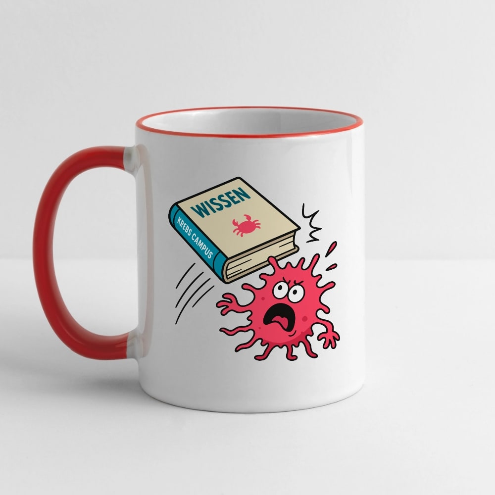 Tasse "Wissen schlägt Krebs"