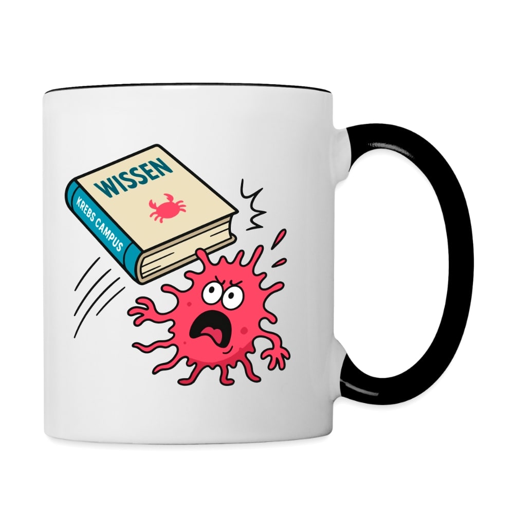 Tasse "Wissen schlägt Krebs"