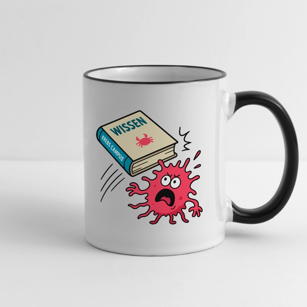 Tasse "Wissen schlägt Krebs"