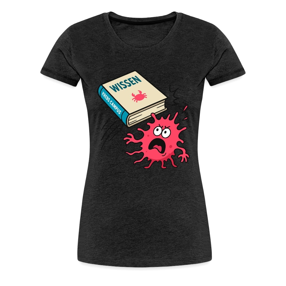 Frauen T-Shirt "Wissen schlägt Krebs"