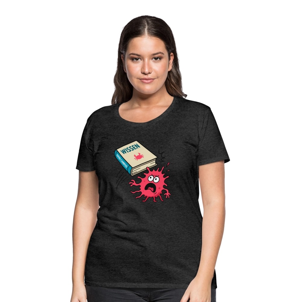Frauen T-Shirt "Wissen schlägt Krebs"