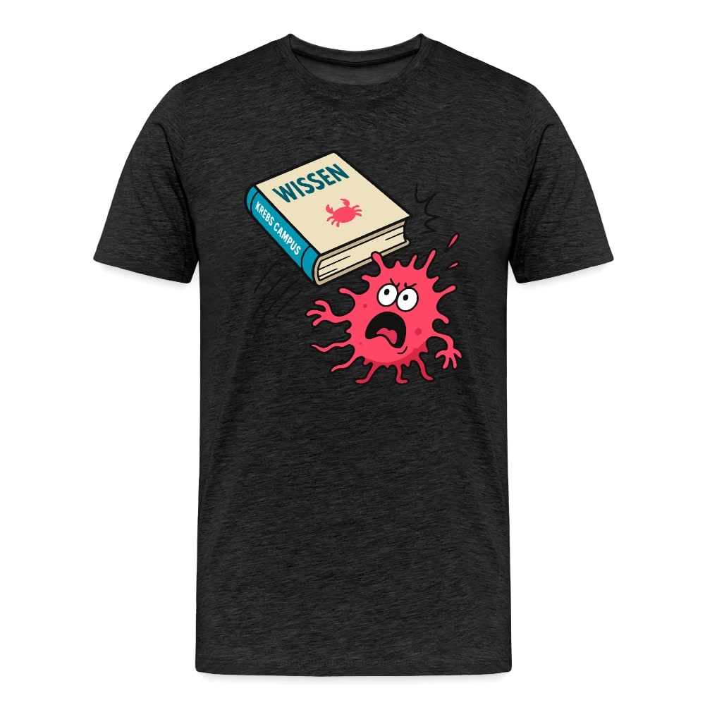 Männer T-Shirt "Wissen schlägt Krebs"