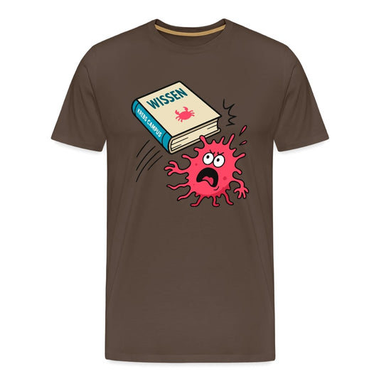 Männer T-Shirt "Wissen schlägt Krebs"