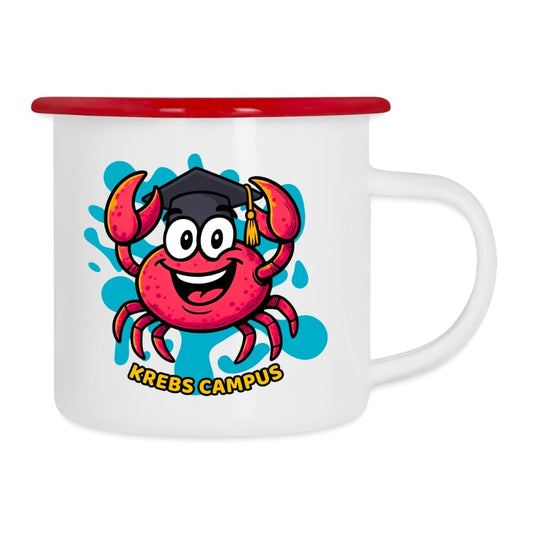 Tasse "Campus Krabbe" Emaille