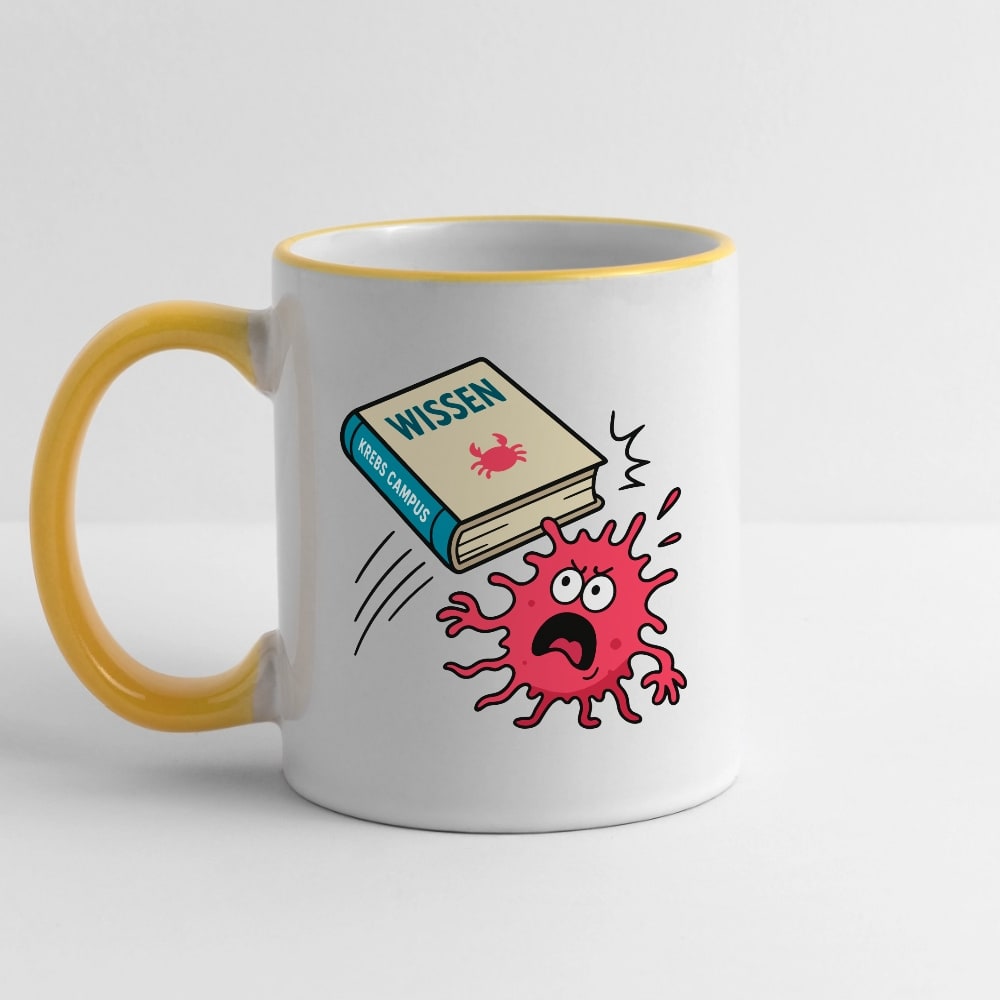 Tasse "Wissen schlägt Krebs"