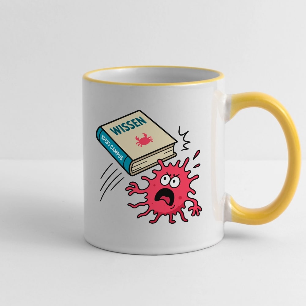 Tasse "Wissen schlägt Krebs"